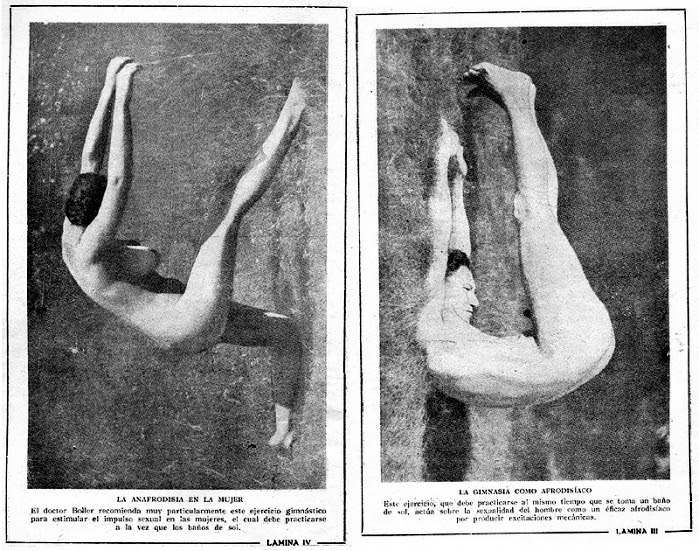 Pie: ¡Ojo! Nos dice nuestra amiga Ana Thiferet que «casi cualquier postura de yoga en pelotas bajo el sol es afrodisíaca». Y concretamente, esta mujer está haciendo una variante «raruna» de la asana ‘mitad de cobra’. E insiste Ana en que, de hecho, «hay mogollón de asanas que podrían ser útiles para el sexo. Por eso de descubrir el cuerpo, disfrutarlo, relajarse…»