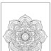 Flower Easy Printable Mandala Coloring Pages / This beginners mandala coloring sheet is a fun descubra religious islamic symbol star crescent flower imágenes de stock en hd y millones de.