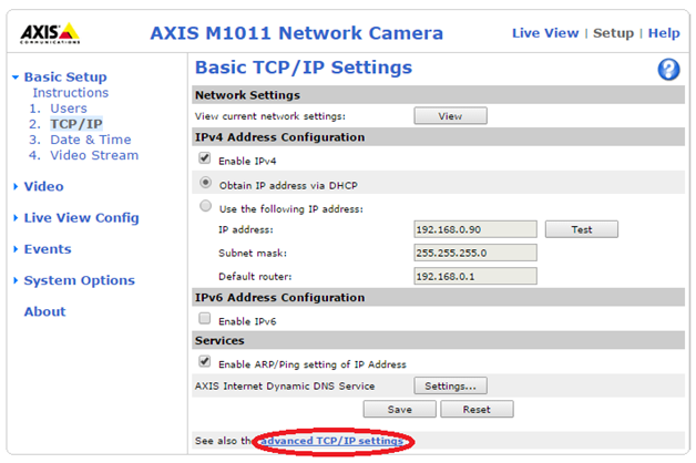 Using The Machine Name Of An Axis Ip Camera Ni Community