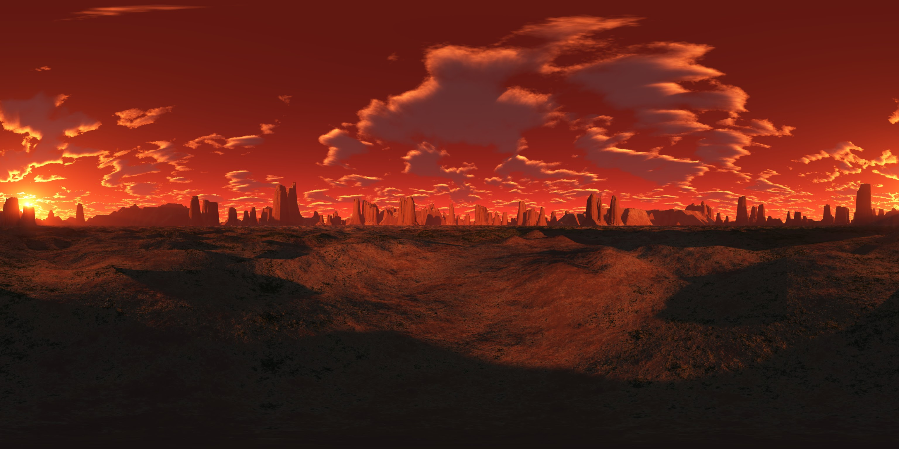 3dcg用 背景画像集 荒野シリーズ