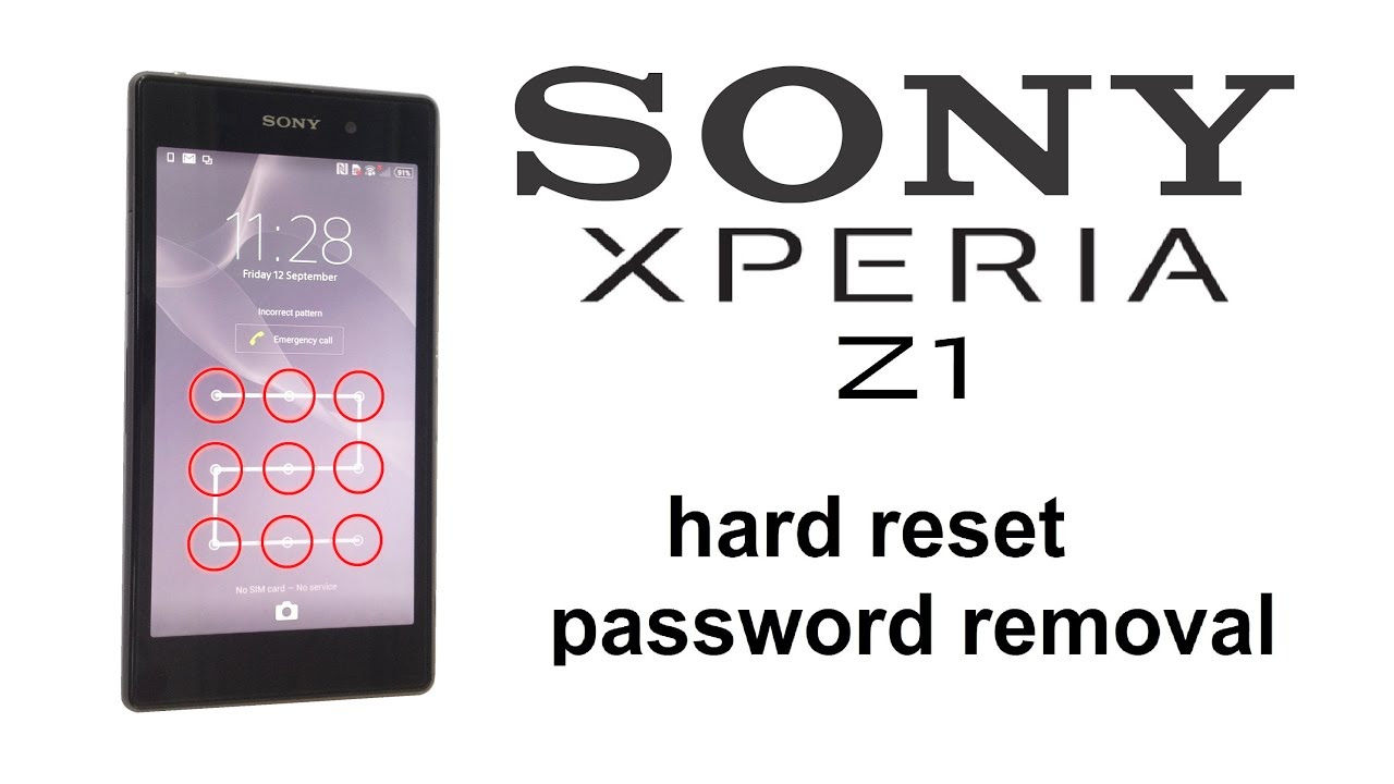 Reset sony xperia z2