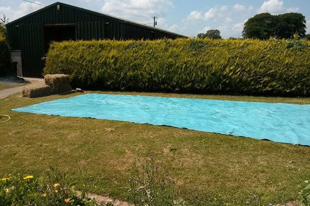 How To Build A Hay Bale Swimming Pool