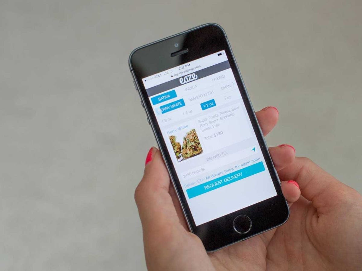 Eaze makes it easy to get a prescription and a delivery of medical marijuana.
