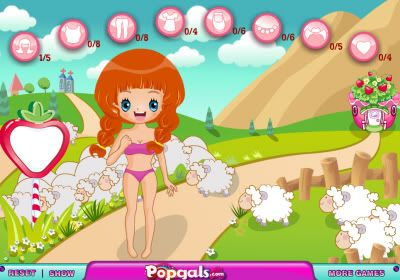 Cute Little Shepherdess Dress Up