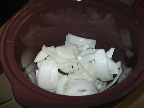onions in