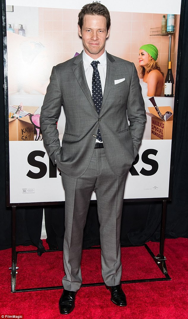 On the go: The 38-year-old actor and his wife are parents to two-year-old daughter Foster; pictured on December 8 at the premiere of his film, Sisters, in New York City