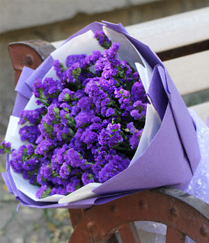 Forget Me Not Purple Forget Me Not Bouquet Delivery In China
