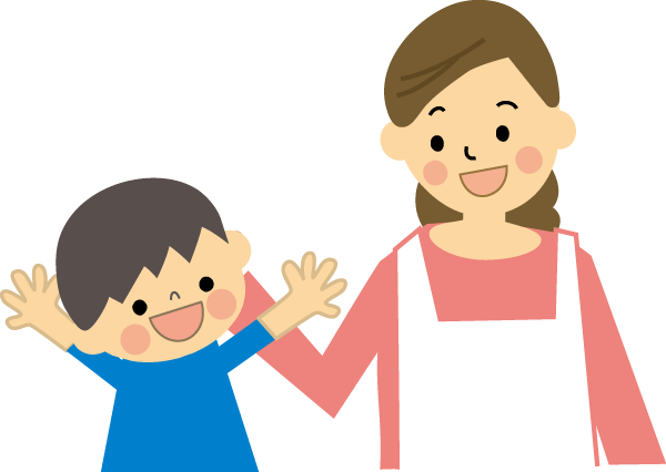 親子 保育士 子どものイラスト 無料イラスト フリー素材