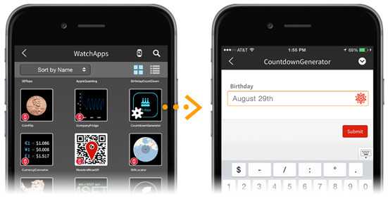 Run the generator app on your phone and enter your birthday...