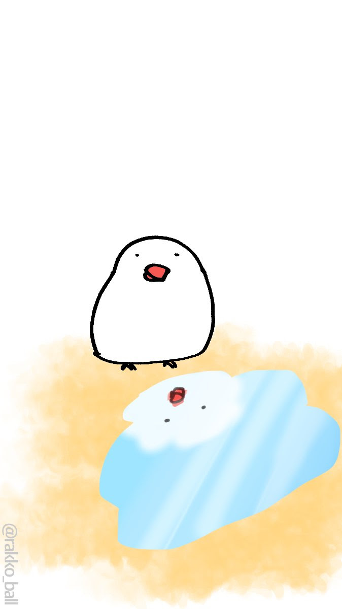 文鳥 In ﾌﾞﾝﾁｮさん 絵描きさんと繋がりたい 絵描きさんとつながりたい イラスト好きな人と繋がりたい イラスト好きさんと繋がりたい 1日1絵 一日一絵 春の創作クラスタフォロー祭り ゆるいイラスト 文鳥