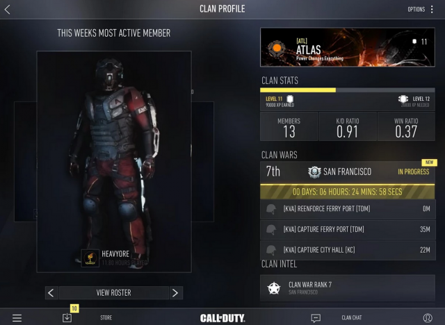 call of duty advanced warfare app