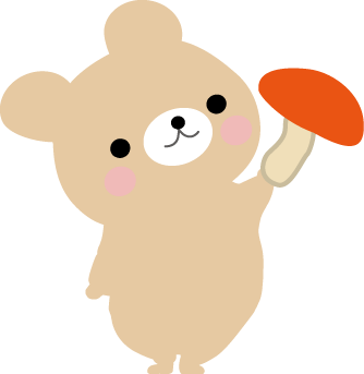 キノコ狩り 秋のイラスト 無料イラスト フリー素材