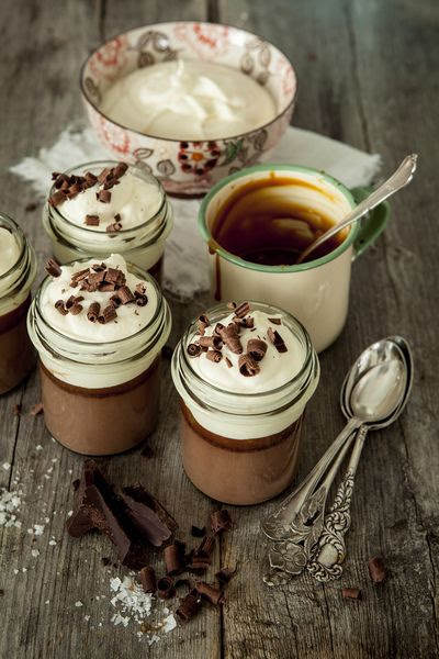 ... chocolate pannacotta ...