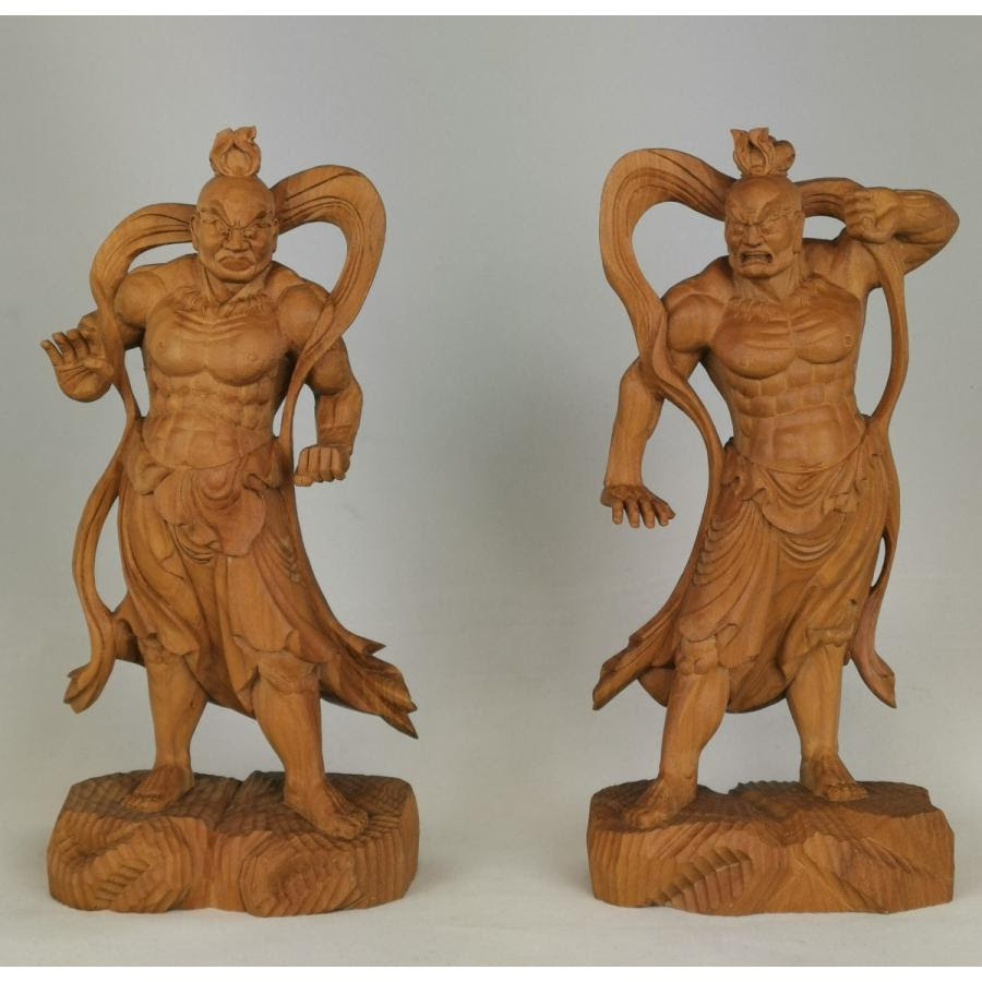 美術 工芸品 仏像白檀 インド 仁王 116 Kinei