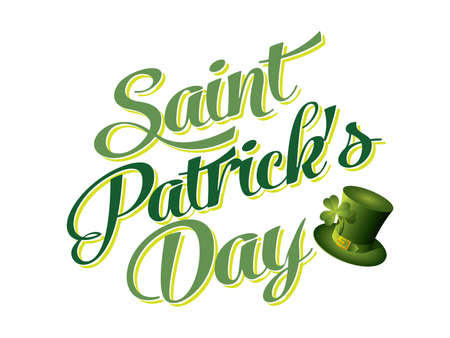 paddy: Typographic Saint Patricks Day Card