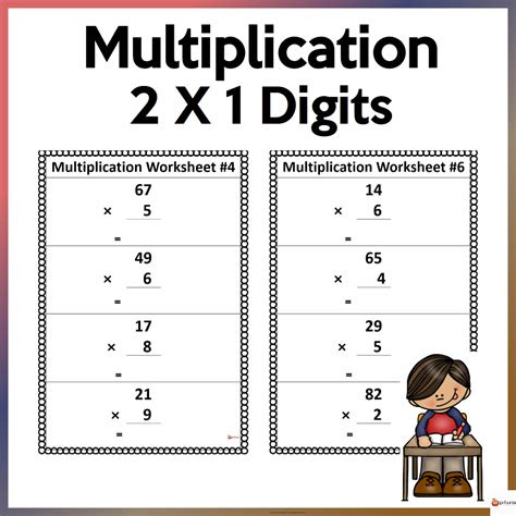 These single digit multiplication worksheets are configured for a vertical problem format. 2 x 1 multiplication worksheets alphabetworksheetsfreecom
