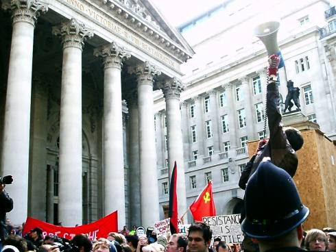 g20 protest London 2009