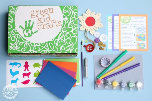 Green Kids Crafts Subscription Craft Box for Kids - Kids Activities Blog