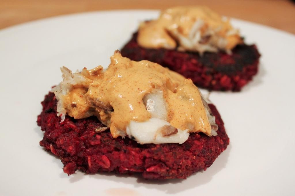 Two Recipes - Roast Beet and Lentil Patties - Crab with Smokey Tequila Sabayon