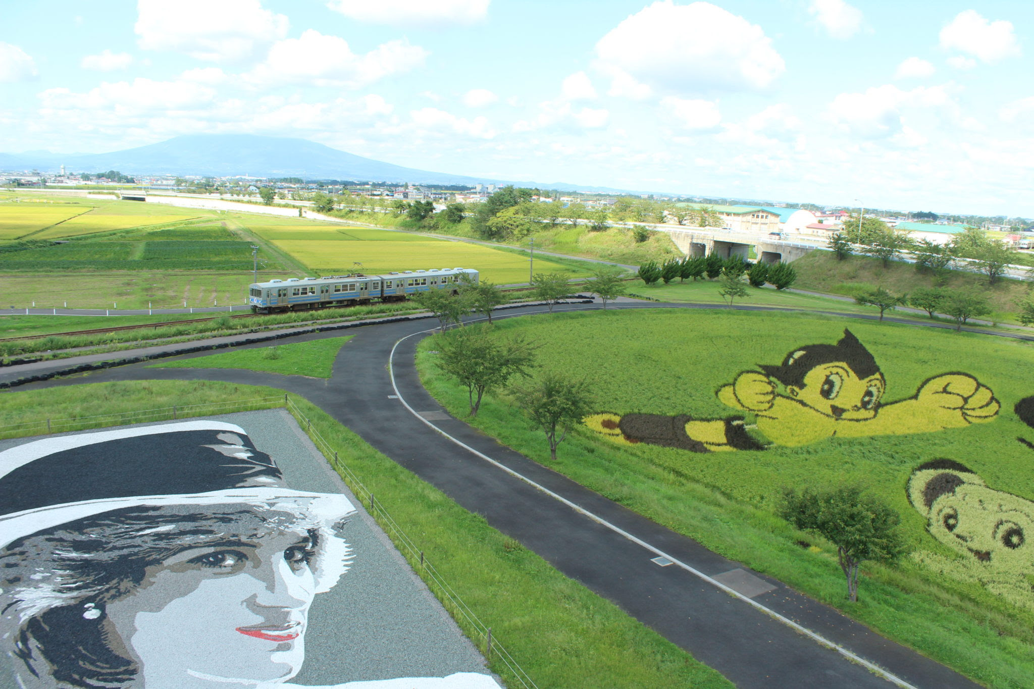 弘南鉄道に乗って 田舎館村の田んぼアートへ アクセス 料金 会場の様子等をご紹介