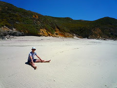 private beach