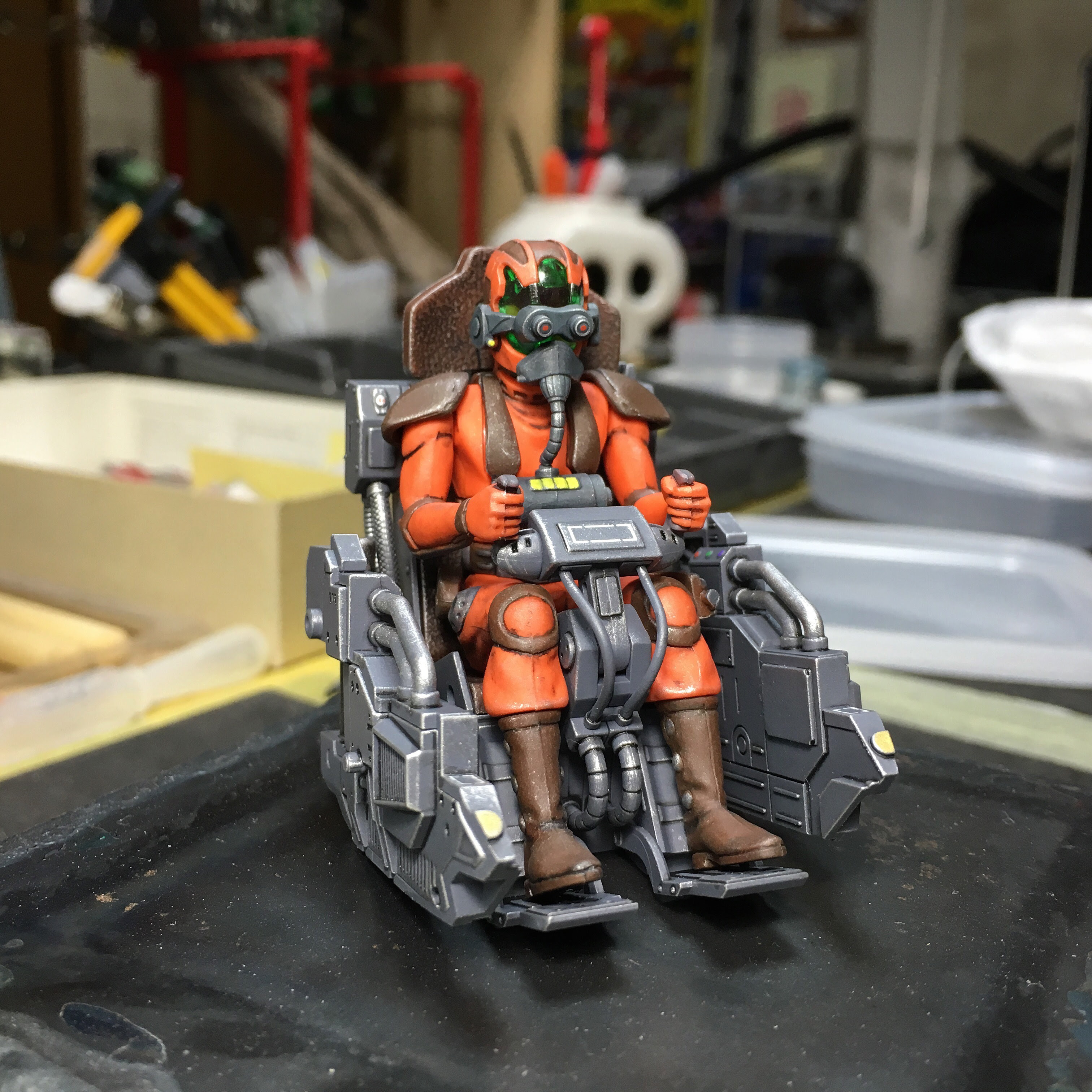 バンダイ 1 スコープドッグ レッドショルダーカスタム 製作 Dragontail