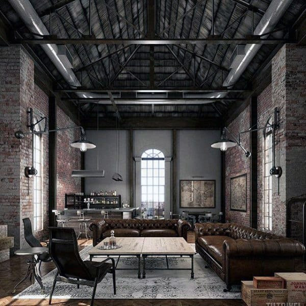 100 Bachelor Pad Living Room Ideas For Men - Masculine Designs
