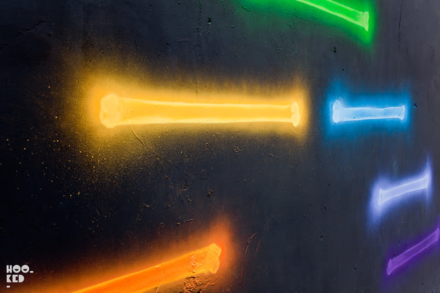 Seven Star Yard Street Art Mural by artist Shok-1