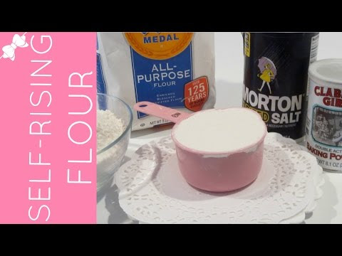 VIDEO : how to make homemade self-rising flour substitute // lindsay ann bakes - all-new videos: http://bit.ly/lindsayannbakesyoutubeall-new videos: http://bit.ly/lindsayannbakesyoutuberecipebelow or here: http://www.lindsayannbakes.com/2 ...