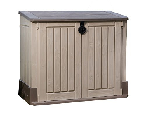 ... Outdoor All Weather Patio Garden Backyard 4 x 2 ft. Resin Storage Shed