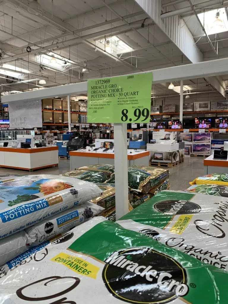Costco Miracle Gro Organic Choice Potting Mix 50 Quart