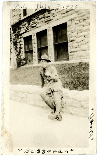 man on wall