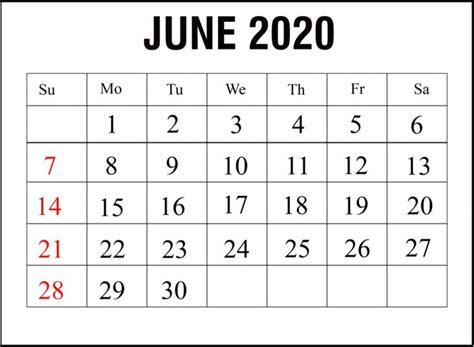 Looking for a cute, free printable june 2024 calendar? printable june 2020 calendar monthly 12 month printable calendar