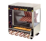 Star Manufacturing 175SBA-230 Hot Dog Broiler w- Cradle and Bun Warmer 48-Dogs and 32-Buns Export