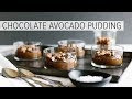 CHOCOLATE AVOCADO PUDDING WITH HAZELNUTS AND SEA SALT