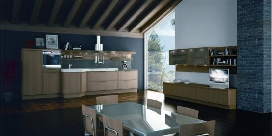 kitchen design-decoration-wooden floor