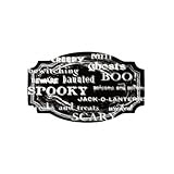 Grasslands Road Halloween Ghoulish Glamour Large Serving Platter