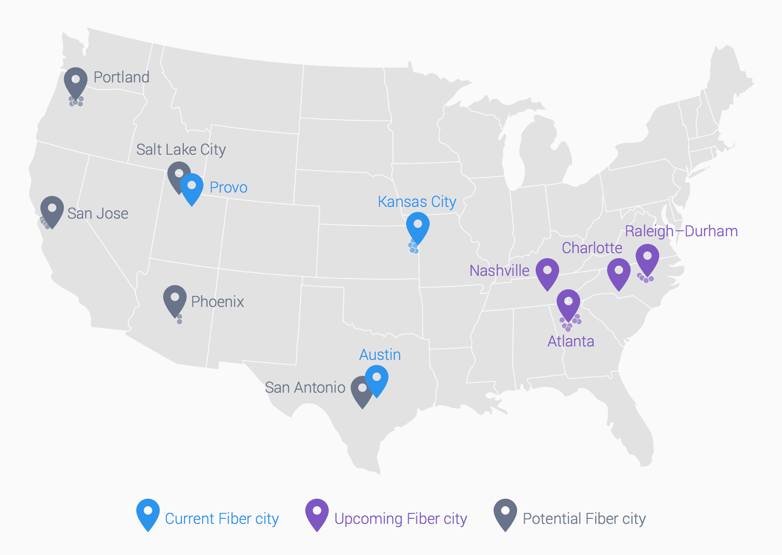 Google Fiber expansion plans