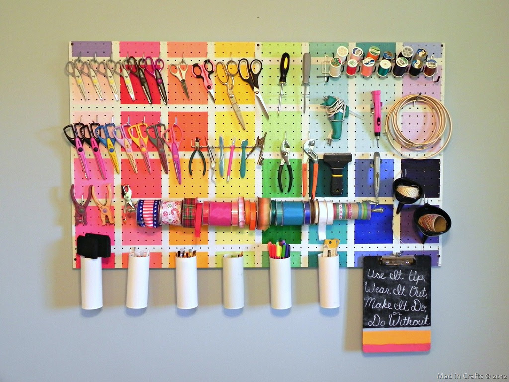 Pegboard For Craft Room / 22 DIY Pegboards to Organize Almost Everything - The ... / February 14, 2017 at 2:47 am.
