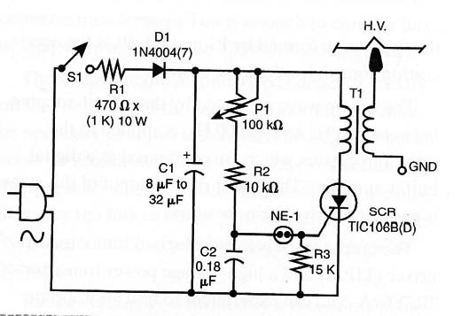 High Voltage Generator Using Scr Art244e