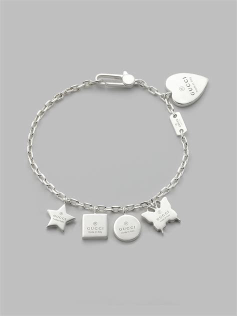 Get the best deals on david yurman lapis bracelet and save up to 70% off at poshmark now! Lyst - Gucci Sterling Silver Charm Bracelet in Metallic