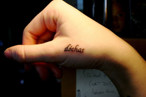 Both of these tattoos are in honor of my Irish heritage.
