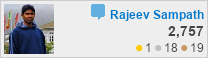 profile for Rajeev Sampath at Stack Overflow, Q&A for professional and enthusiast programmers