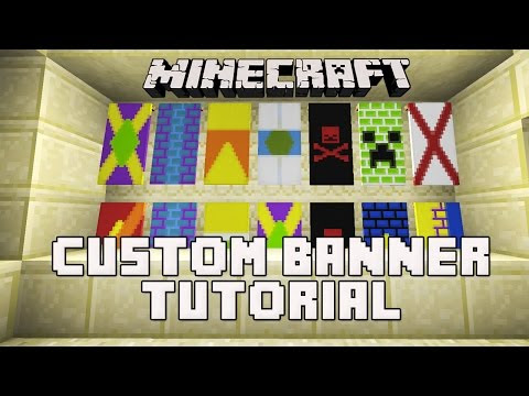Minecraft Snapshot 14w30b: How To Make Banners (Custom 