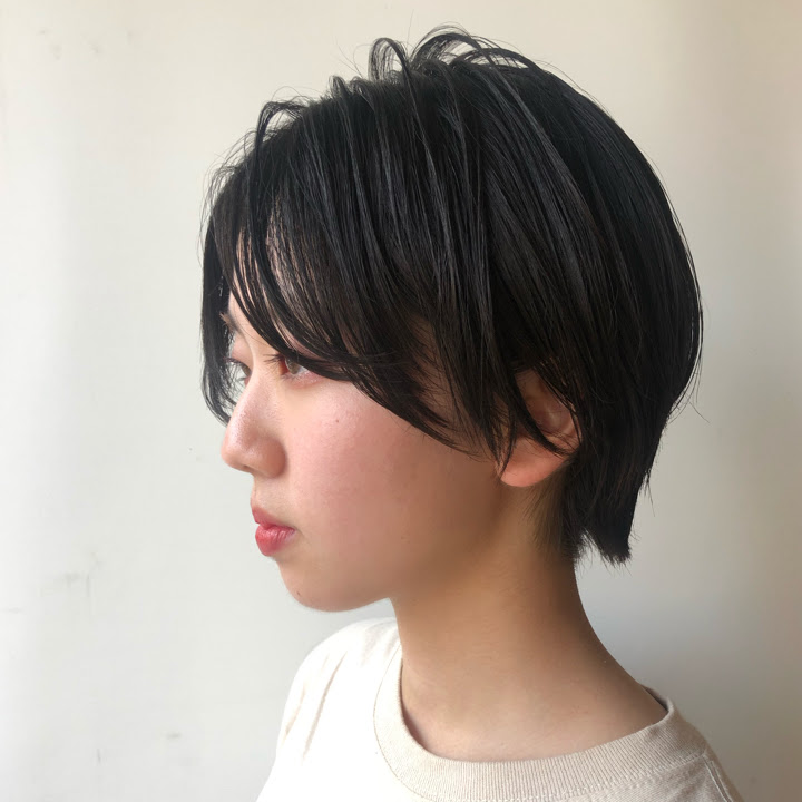 黒髪 マッシュショート ヘアスタイル 美容院 美容室 モリオフロムロンドン 原宿本店 大宮 池袋 成増