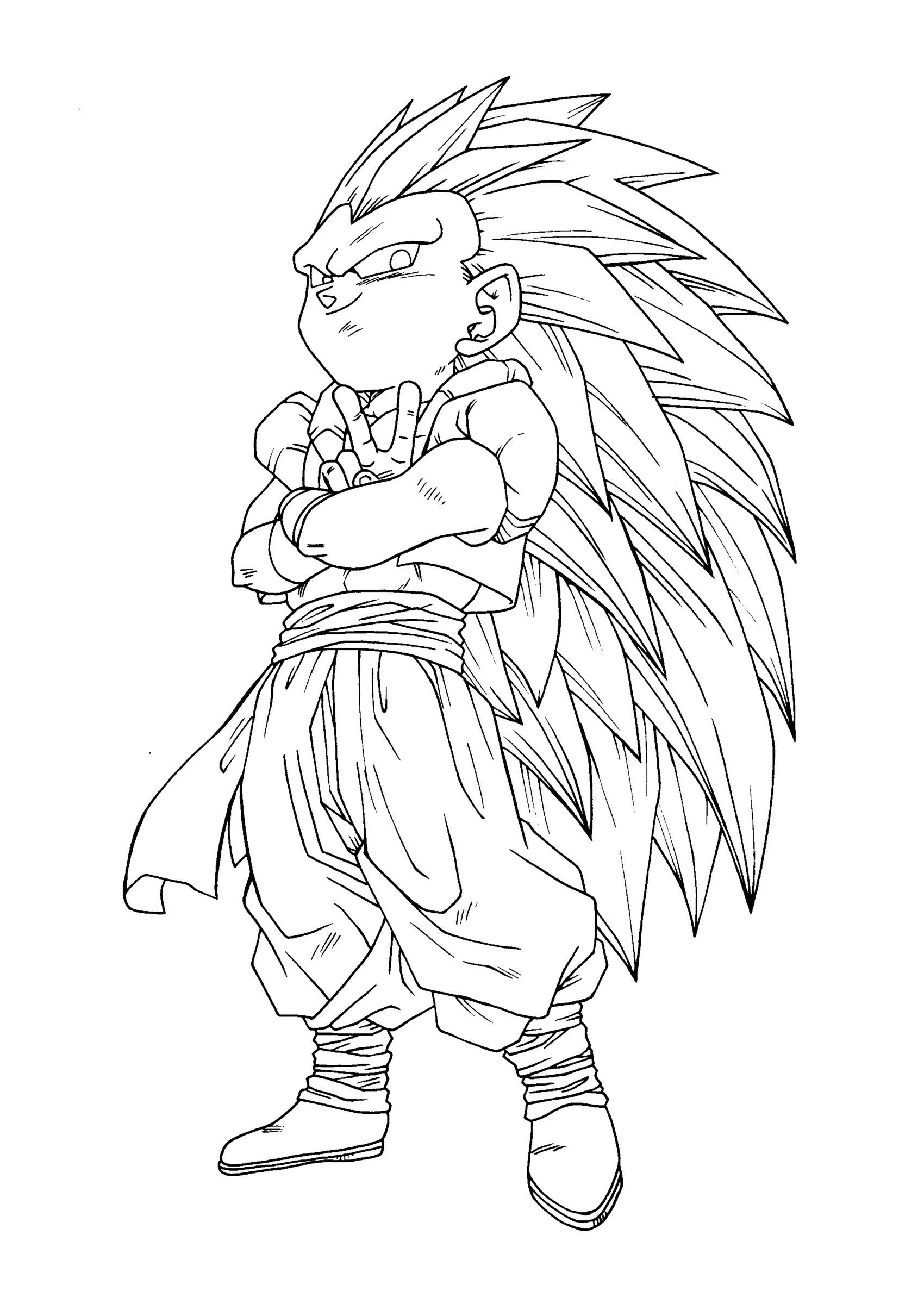 112 dessins de coloriage dragon ball z à imprimer sur LaGuerche.com