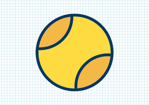 Designbundles Tennis-ball Print on Demands Design by Pektor Compatible with Silhouette, Cricut and other cutting machines.