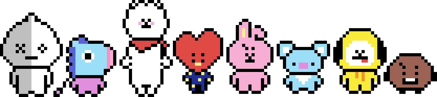 Bt21 Complete Pixel Art Maker