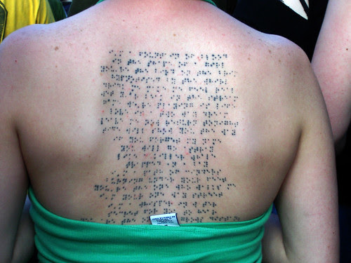 When I have kids, I'm thinking about getting their names tattooed on me in