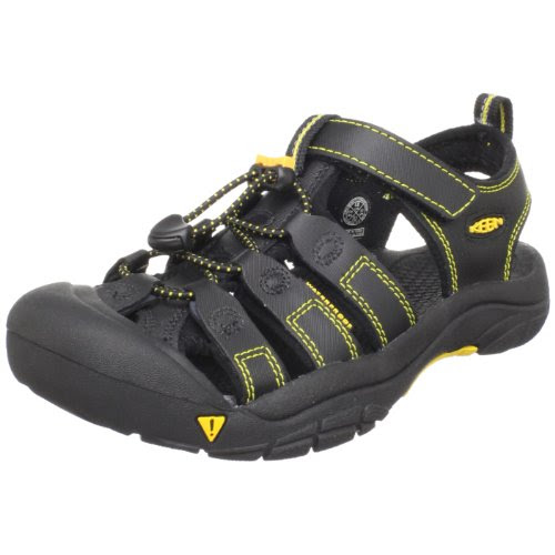 KEEN Newport Leather Sandal (Toddler Little Kid Big Kid) - Black - 3 M ...